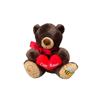 Urso carinhoso P  L 27cm x A 24 cm