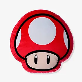 Almofada cogumelo (mushroom) cor vermelha - Super Mario Bros