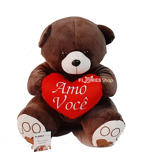 Urso Amo Você  L 27cm x A 35 cm