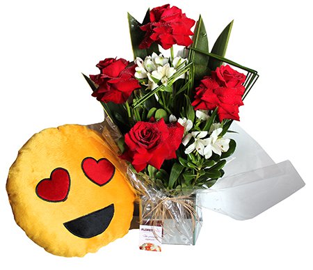 Emoji e Rosas